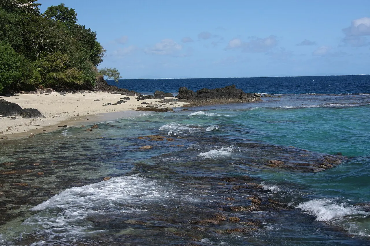 Beqa-lagune, een Fijische lagune in de Zuid-Pacifische Oceaan.